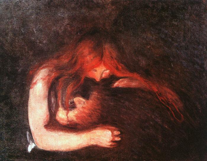 Edvard Munch The Vampire